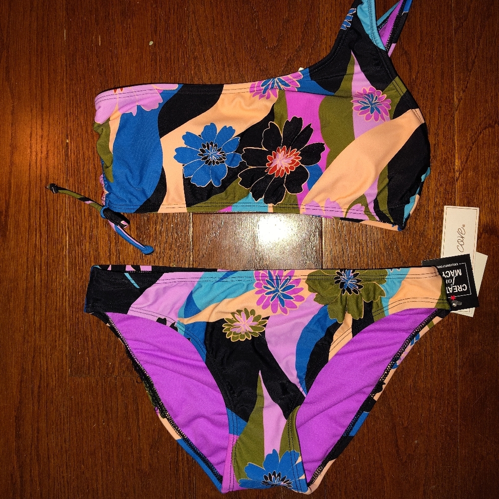 Salt + Cove‎ Multicolor Floral Bikini Bottom
